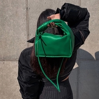 Bolso bandolera de hombro verde Vintage a la moda para mujer, bolsos informales de cuero PU, réplica de diseñador, bolso de mensajero para mujer