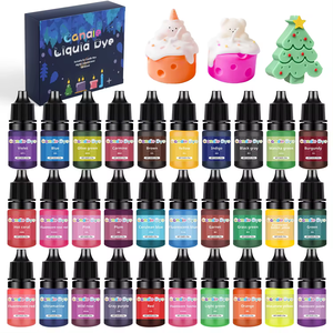 Osbang 30 colori 10ml ad alta concentrazione di coloranti epossidati liquidi coloranti pigmento in polvere aspetto per la fabbricazione di candele - Product Image 6