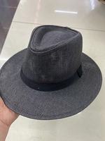 여름 대형 파나마햇 밀짚 페도라 모자 L/XL