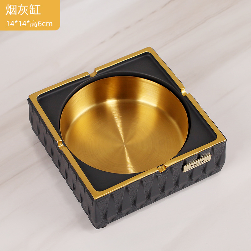 Cross-patterned ashtray