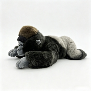 Peluche Gorille Personnalisée en Gros, Jouet en Peluche Réaliste Gorille Argenté pour Enfants et Décoration - Product Image 4