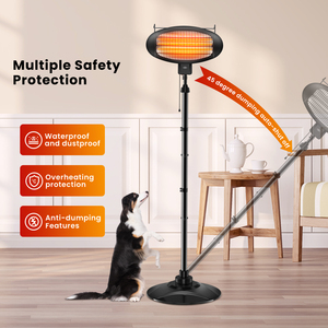 2024 Meilleure qualité Vente chaude chauffage de terrasse infrarouge électrique extérieur 650/1300/<span class=keywords><strong>2000W</strong></span> - Product Image 6