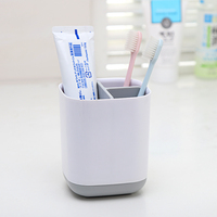 Porte-brosse à dents et boîte de rangement pour aliments, forme rectangulaire, 4-6 emplacements, organisateur de salle de bain