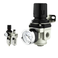 Séparateur huile-eau, filtre de préparation d'air, régulateur de pression, vannes pneumatiques, ensemble deux pièces en alliage d'aluminium AC/AW2000-02