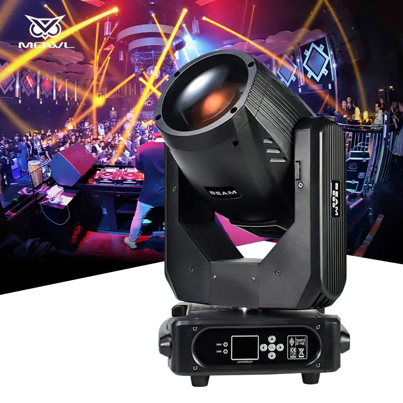 Super Beam 295W 9r DMX Stage Luz con cabezal móvil para DJ Live House Stage Club Wedding