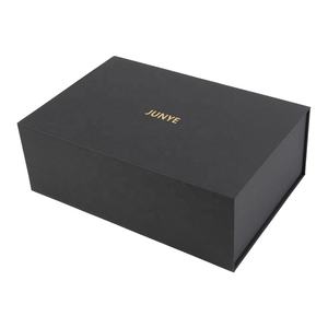 صناديق أحذية مغناطيسية صديقة للبيئة للتغليف، صندوق تخزين أحذية رياضية أسود - Product Image 3