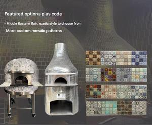 <span class=keywords><strong>Four</strong></span> à pizza portable au bois et modèle de comptoir pour la maison, facile à déplacer et à ranger - Product Image 6