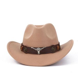 Wholesale Hot Selling Spring Autumn Blank Jazz <b>Hats</b> Custom Cowboy <b>Hat</b> - Product Image 4