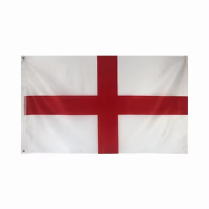 3x5 ft Imprimé Croix Rouge Blanche 68D Qualité Polyester Drapeau Intérieur/Extérieur 90x150cm Drapeau Angleterre - Product Image 1