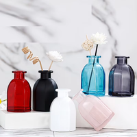 Bouteille en verre vide de luxe de 100 ml pour diffuseur de parfum de voiture avec boîte, diffuseur prismatique pour huiles essentielles et parfums – Vente en gros