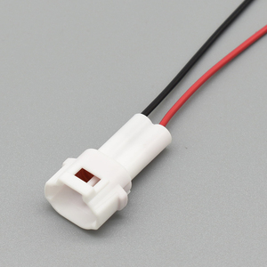 1 Set Kabel Harness Putih Hitam 2 Pin 6180-2181 6187-2171 MT090 Otomotif Peralatan Rumah Tangga Sepeda Motor Tahan Air IP67 12V - Product Image 2