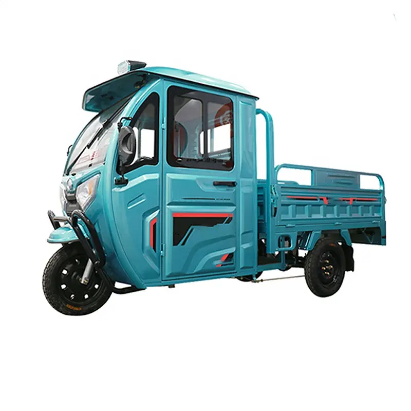 Tricycle agricole électrique cargo Trike convertible de 72V Tricycle cargo électrique de 45Ah