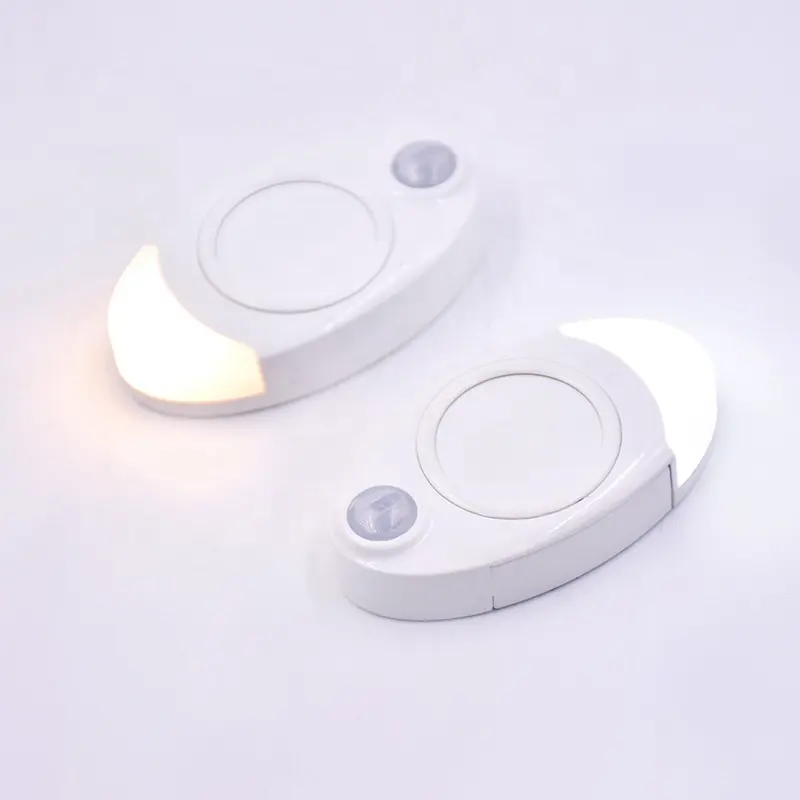 Mini lampe led pour sac à main avec capteur de mouvement PIR, alimentée par pile avec bouton, luminaire décoratif d'intérieur