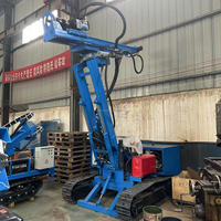 Foreuse horizontale hydraulique électrique diesel pour le forage de trous d'ancrage et de pieux de sol, équipement de forage DTH pour ancres