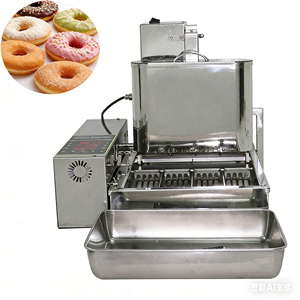Nouvelle machine à <span class=keywords><strong>beignets</strong></span> robotisée à haute efficacité Pon De Ring 2Kw espagnole avec contrôle de la température pour la vente en gros aux boulangeries - Product Image 6