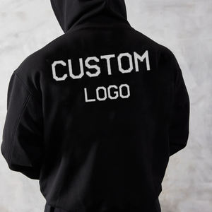 Hoodies surdimensionnés pour hommes personnalisés par les fabricants, en coton épais, confortables et élégants, 400 g/m², plus des hoodies surdimensionnés - Product Image 4