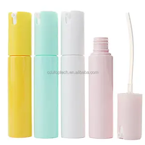 Wholesale PET Pink Yellow Unique Macaron Color Pump Head Spray Plastic Refillable Perfume Spray Bottle 30ML