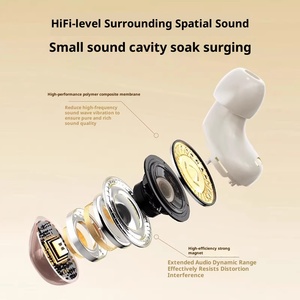 Hot Sale Mini In-Ear Bluetooth Earphones Sleep Noise Cancelling Invisible Design Comfortable All-Day Wear Perfect for Students - Product Image 5