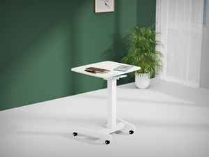 Mesa de ordenador de altura ajustable móvil con inclinación y rotación Podio de escritorio para sala de conferencias Escuela Hotel - Product Image 3