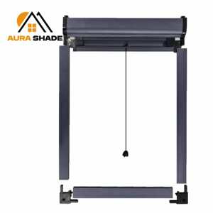 <span class=keywords><strong>Moustiquaire</strong></span> <span class=keywords><strong>enroulable</strong></span> de qualité supérieure pour fenêtre française, en tissu, moderne et rétractable, très vendue - Product Image 3