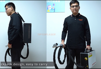 TIPTOPLASER enlèvement de pierre et de béton machine portable de nettoyage laser à impulsions pour métal et bois