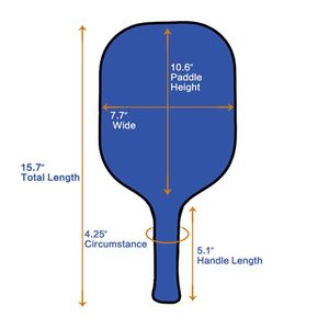 Vợt cầu lông Pickleball Pro IV Sport Equipment No Pattern Black GEN 4, độ dày 14mm và 16mm, loại tiêu chuẩn và rộng, làm từ sợi carbon Toray - Product Image 5