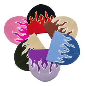 Gorros con patrón de llama personalizado, boina tejida de Jacquard que mantiene el calor, Multicolor - Product Image 1