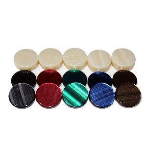 35*7mm bianco nero blu classico madreperla resina Backgammon <span class=keywords><strong>dama</strong></span> per l'intrattenimento - Product Image 1
