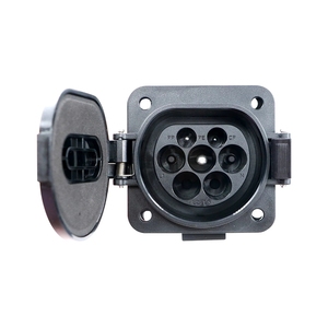 <strong>Electric</strong> Vehicle <strong>Cars</strong> Charging Evse Socket Type 2 EV Sockets 16A-32A 1P 3 Phase for IEC 62196-2 EV Charger Socket Adaptor <strong>Plug</strong> - Product Image 2