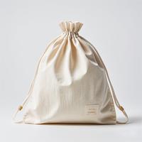 Sac à cordon personnalisé avec logo, sac d'emballage cadeau en coton et lin, pochette en coton naturel personnalisée, sac personnalisé