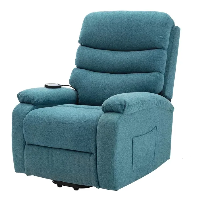 Sillón reclinable de tela para sala de estar, sillón moderno de masaje