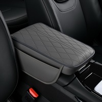 Coussin d'accoudoir de voiture en mousse à mémoire de forme, cuir Nappa ergonomique, coussin d'extension de hauteur, poche latérale antidérapante, pour BMW Toyota Honda