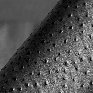 หนังวัวแท้ลายนูนลายขนนกกระจอกเทศสุดหรูคุณภาพสูงสำหรับรองเท้า กระเป๋า และเสื้อผ้า - Product Image 2