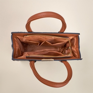 Bolso de Mano Elegante de Piel Sintética PU de Último Diseño, Bolso Tote para Mujer, Bolsos de Hombro de Lujo para Mujer, Juego de Bolsos de Hombro - Product Image 2