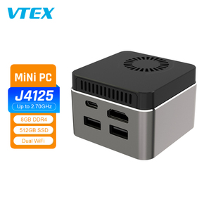 Nueva Llegada Potente Mini PC Portátil Win 11 Mini Computadoras Home <span class=keywords><strong>Office</strong></span> Business Gaming Super Pequeño Sin Ventilador Escritorio Alto - Product Image 1