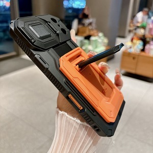 Nouvelle coque de téléphone Mecha avec fente pour cartes pour iPhone 17 Pro Max, protection robuste antichoc pour iPhone 16 - Product Image 3