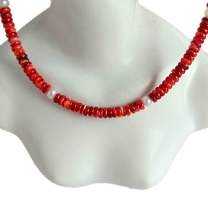 <span class=keywords><strong>Collana</strong></span> Artigianale in Argento Sterling <span class=keywords><strong>con</strong></span> Perle Naturali di <span class=keywords><strong>Ostrica</strong></span> Spinosa - Product Image 2