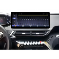 Reproductor Multimedia de DVD Estéreo para Auto con Pantalla Táctil Android de 12.3 Pulgadas y CarPlay para Peugeot 3008 4008 5008 2017-2020