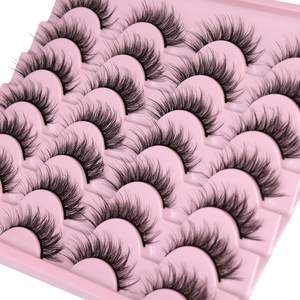 Pestañas Postizas Wispy Lashes de 14 mm, Aspecto Natural, Pestañas de Visón Sintético, Libres de Crueldad Animal, Banda de Algodón Negra, Paquete Pequeño de <span class=keywords><strong>ISABELLA</strong></span> - Product Image 6