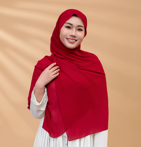 En stock, vente en gros personnalisée, hijabs malaisiens de couleur unie, <span class=keywords><strong>jilbab</strong></span>, turban pour femmes, écharpe en mousseline de soie perlée, turban long à effet bulle - Product Image 5
