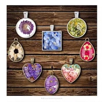 Moules en silicone pour bijoux en résine, pour la création de bijoux en résine époxy, pendentifs, boucles d'oreilles, colliers, porte-clés, gemmes, non toxiques, réutilisables