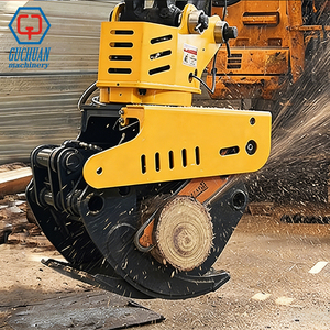 Sega per <span class=keywords><strong>Tronchi</strong></span> Montata su Escavatore ad Alta Efficienza, Attrezzatura Forestale Automatica a 360° per Disboscamento - Product Image 3