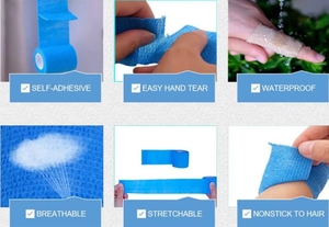 Bandage auto-adhésif pour animaux de compagnie au goût amer pour chien et chat - Product Image 4
