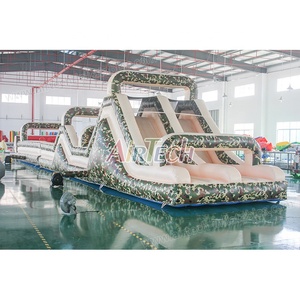 Equipo de pista de obstáculos militares para exteriores, campo de arranque, <span class=keywords><strong>casa</strong></span> de rebote inflable, pista de obstáculos - Product Image 2