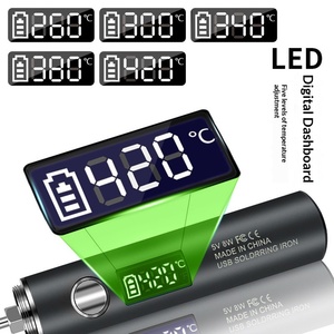 Factory Direct New Style USB Wireless <b>Soldering</b> Iron Portable Digital Display Household Welding Repair Dedicated <b>Electric</b> Model - Product Image 3