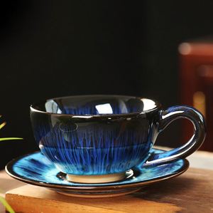 Wholesale 5 oz Mini Cafe Ceramic <b>Tea</b> Cups and Saucers Turkish <b>Arabic</b> Style for Milk Espresso Coffee - Product Image 2