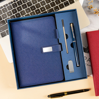 Set de Regalo de Cuaderno A5 de Cuero PU Personalizado con Caja para Bolígrafo, Venta al Por Mayor, Diario Corporativo Promocional, Directo de Fábrica