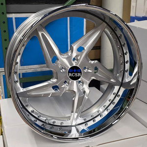 Jantes forgées RCSR, jantes de voiture personnalisées, 22, 23, <span class=keywords><strong>24</strong></span> pouces, jantes en alliage forgé en deux parties, 5x114.3, 5x120, 6x139.7, adaptées aux voitures de luxe - Product Image 5