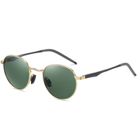 Nouvelles Lunettes de Soleil Classiques Tendance Polarisées Rondes Unisexe Protection UV400