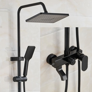Ensemble de douche mural 2024 à prix abordable, chaud/froid, en aluminium, de bonne qualité, style <span class=keywords><strong>piano</strong></span> - Product Image 4